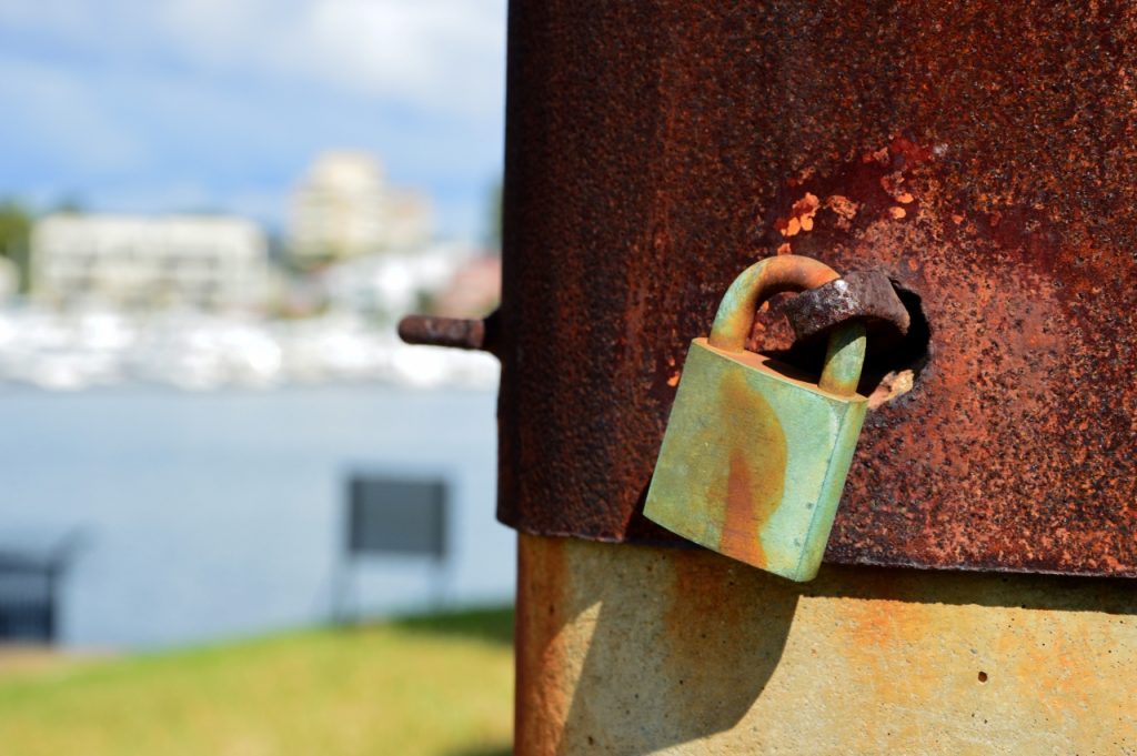 Sydney's Past Has Locks On It  - Photos By Mike Fernandes